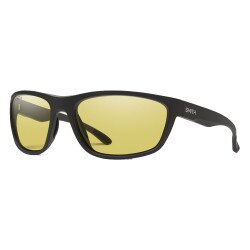 Smith Redding Sunglasses ChromaPop Polarized in Matte Black with Low Light Yellow